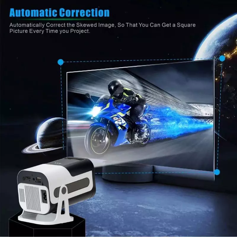 Projetor JY320 Android 13 Portátil 4K HD 110v/220v