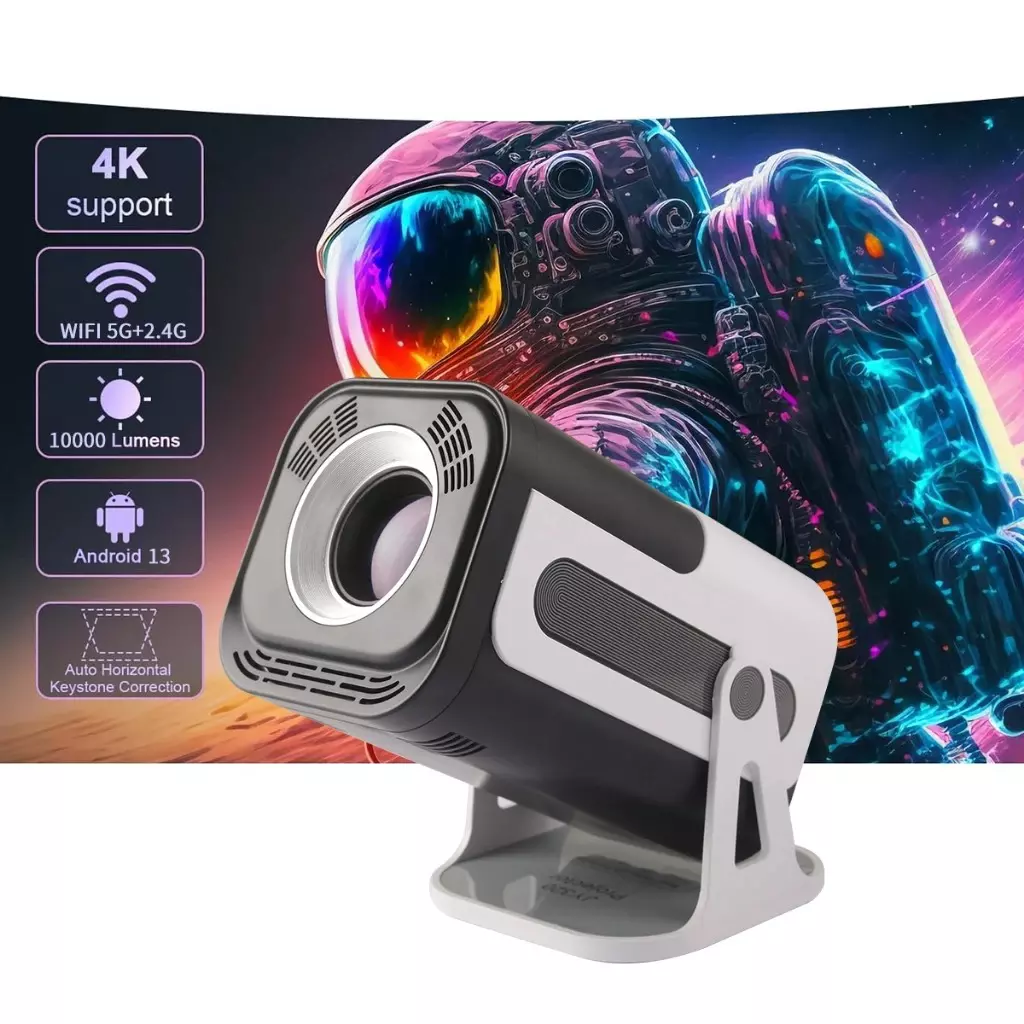 Projetor JY320 Android 13 Portátil 4K HD 110v/220v