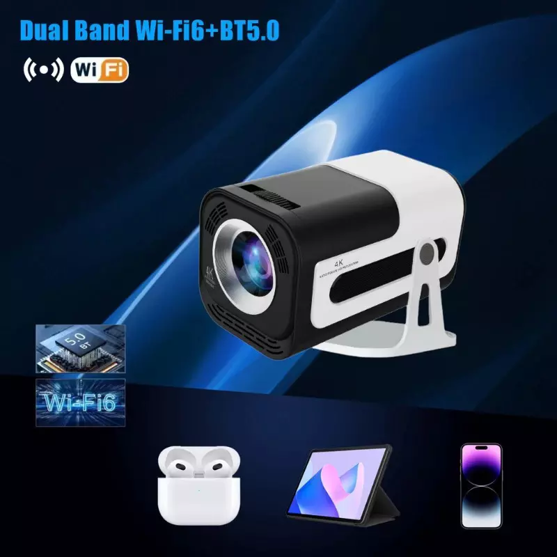 Projetor JY320 Android 13 Portátil 4K HD 110v/220v
